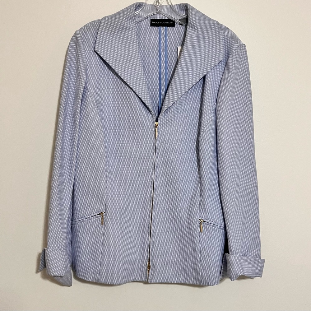 NWT Dana Buchman Suit Women's Light Blue Size 12/14 MAKE AN OFFER!